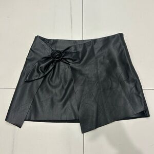 Tiger Mist leather mini Skirt